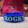 Rock 2 inch embroidered collar