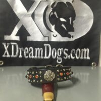 1.25" Celtic Cross Leather Latigo Collar