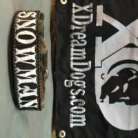 Custom 2" Nylon Embroidered Fleece-Lined Dog Collars