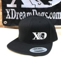 XD Flatbill Snapback Black and White