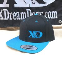 XD Flatbill Snapback Black and and Teal