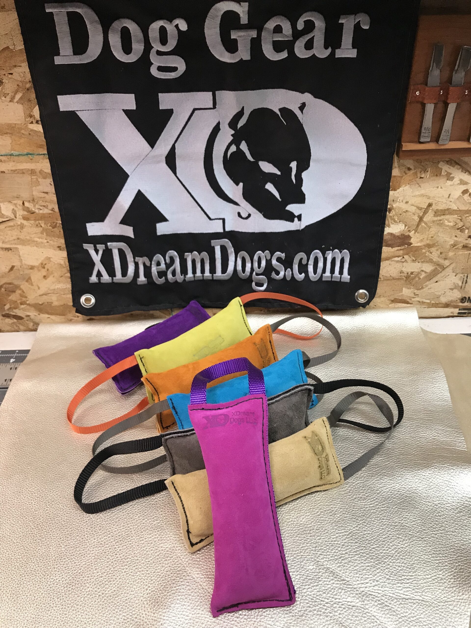 Custom Small Suede Tug