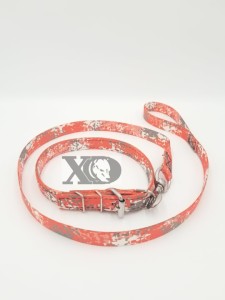 1 Collar Lead Set- Digital Camo Red