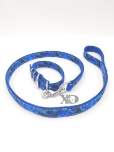 1 Collar Lead Set- Liquid Blue Outer- Blue Inner