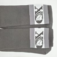 XD Retro Black Grey Striped Socks