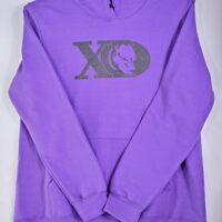 XD Logo Hoodie Purple and Black