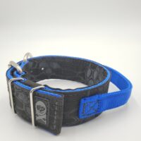 2" Nylon Collar, Kryptek Typhon Outer, Royal Blue Inner & Handle, Black Stitch, Neck Size 15-20"