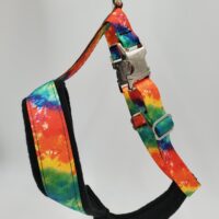 The Marley Harness, Tie Dye with Black Fleece, Size Small
