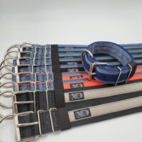 2" Wide Kennel Pack, Seat Belt Outer, Various Colors, Black Stitch, Size 14-19"