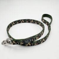 4 Ft. Nylon Lead - OP Camo Outer, Forest Green Inner, Black Thread, Stainless Steel