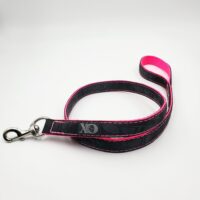 4 Ft. Nylon Lead - Kryptek Typhon Outer, Hot Pink Inner, Pink Thread, Stainless Steel Hardware