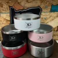 Stainless Steel Dog Bowls Customizable with your dogs name, kennel name, or company logo