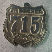 Custom Dirt Bike Number Plate Pendant