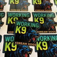 XD Working K9 Sticker